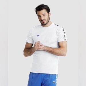 Arena Mens Team Us Shirt White/White/Black